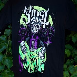 GHOST NEON GRAPHIC ROCK TSHIRT